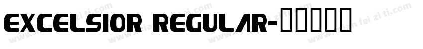 Excelsior Regular字体转换